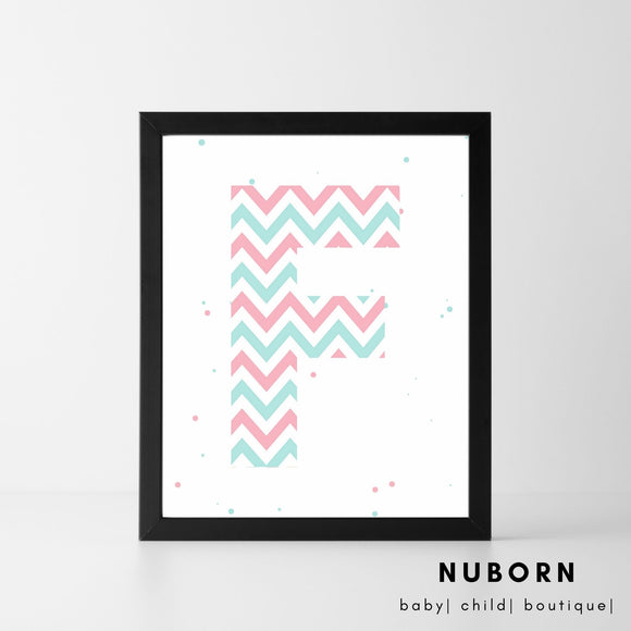 Funky Initial | Wall Art |