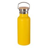 Stainless Steel Water Bottle with Bamboo Lid