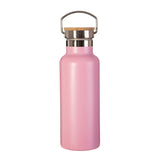 Stainless Steel Water Bottle with Bamboo Lid